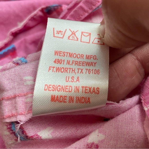 Panhandle Long Sleeve Llama Button Down Blouse Size Medium - Picture 8 of 9